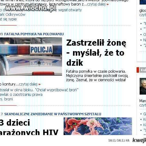 Zastrzelił żonę