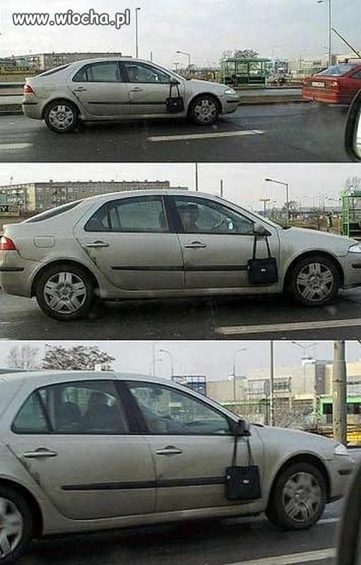 Kobieta po zakupach...