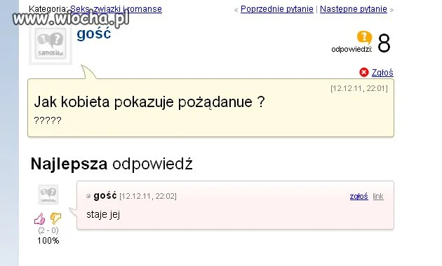 Dziwne pytanie
