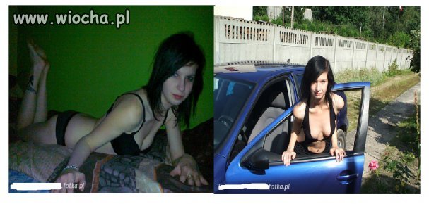 Dzieczyna pokazuje biust i nie tylko