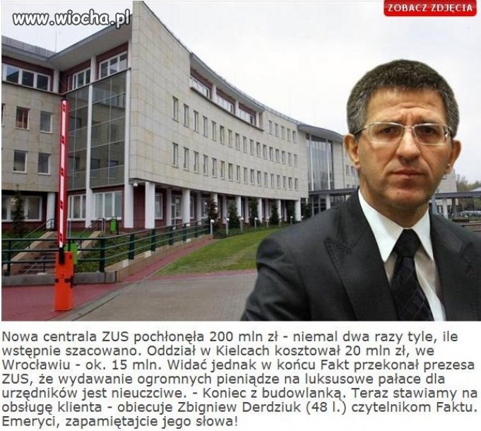 Palac dla urzednika gów...o dla emeryta !