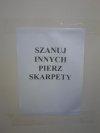 Szanuj innych pierz Skarpetki 