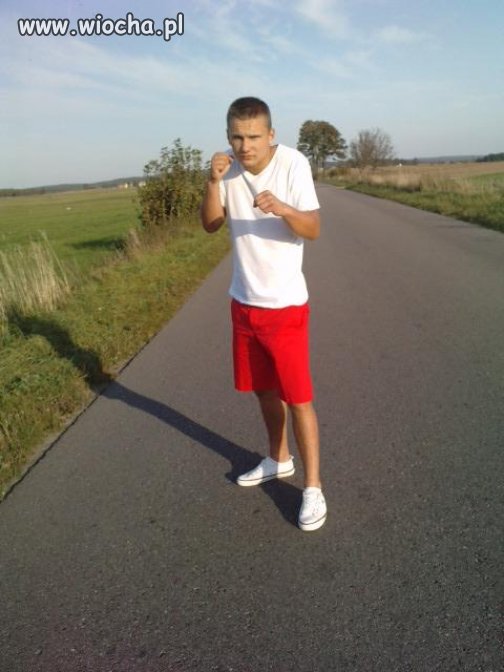 Wioskowy boxer!