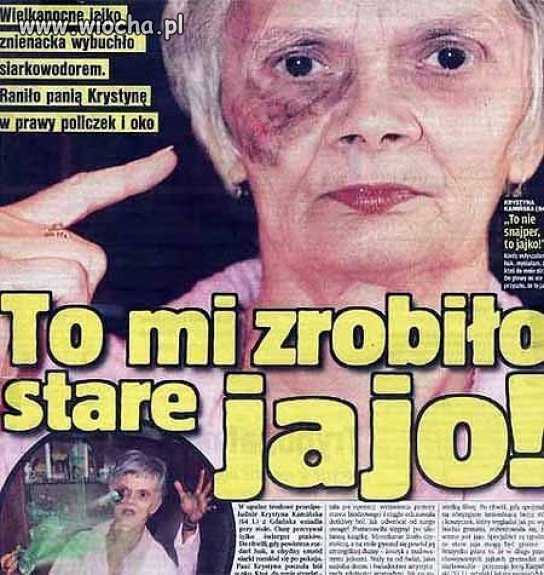 Pani Krysiu do wesela się zagoi...