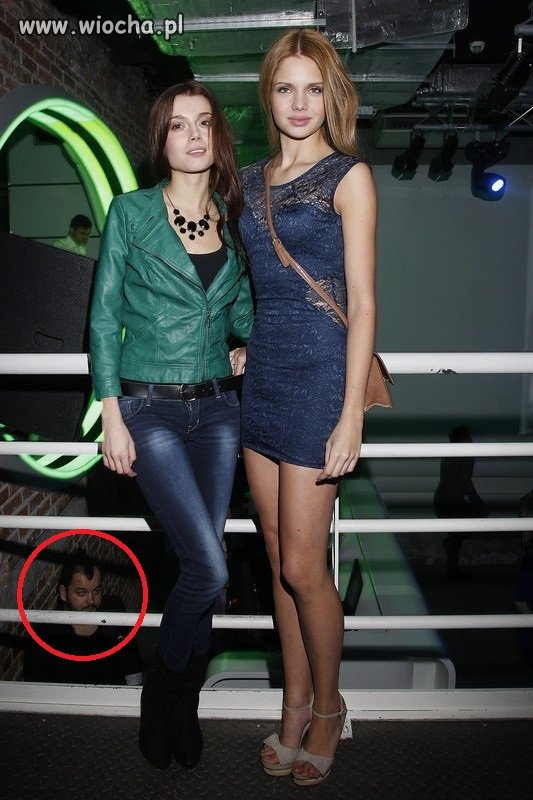 Podziwiał nową "top model"