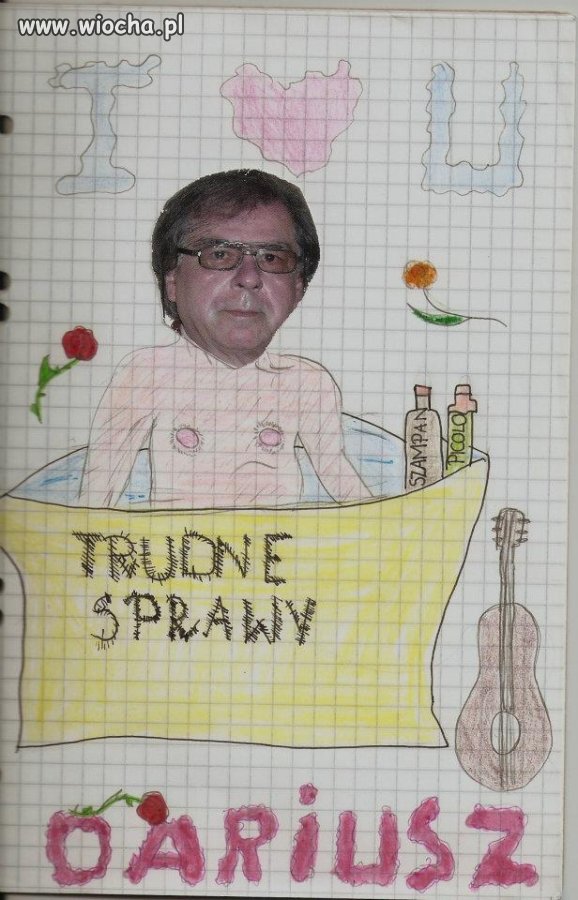 Nuda na lekcji - rysowanie Dariusza 