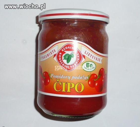 To są pomidory "cipo" 