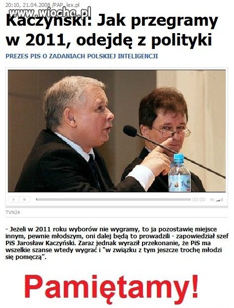 Niespełnione obietnice wyborcze???