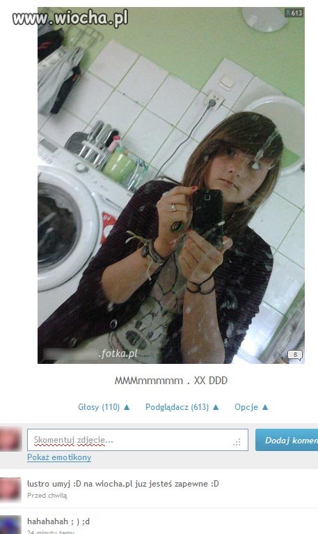 14 latka w łazience 