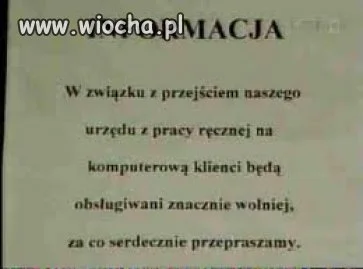 Tylko w naszych urzędach jest to możliwe 