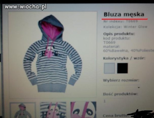 Bluza męska