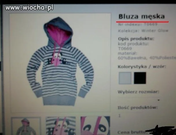 Bluza męska