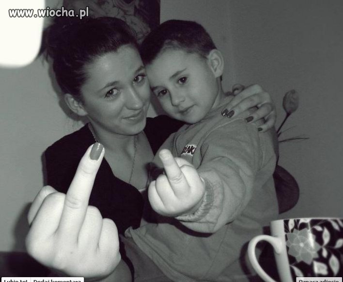 Lans z dzieckiem na 'fakera'