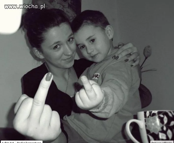 Lans z dzieckiem na 'fakera'