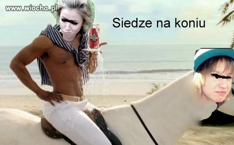 Siedze na koniu