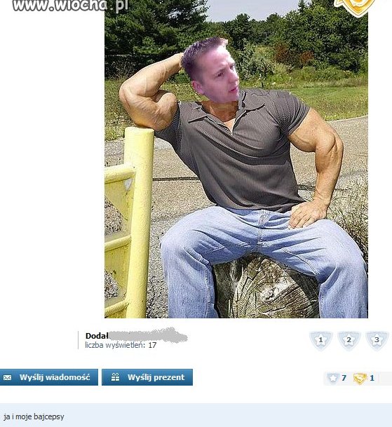 Mistrz painta i jego bicepsy 