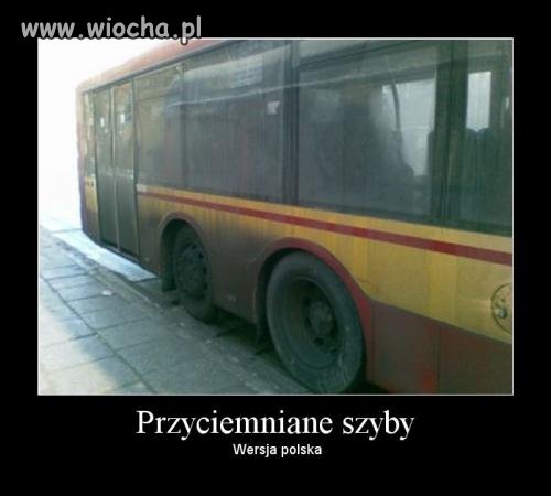 Przyciemniane szyby 