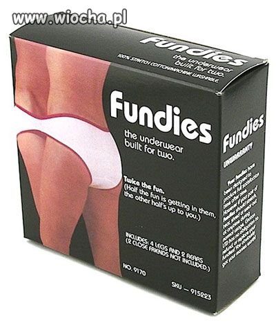„Fundies” majtki dla dwojga…