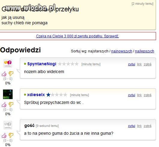 Guma w przełyku 
