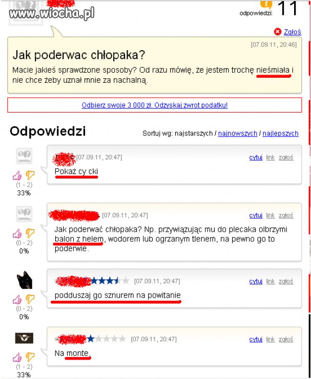 Jestem nieśmiała...