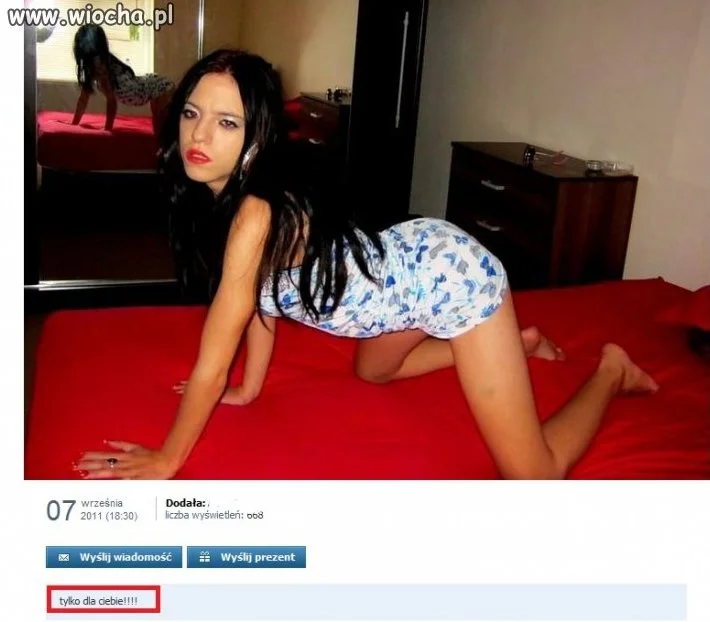 Odbicie w lustrze, super figura,