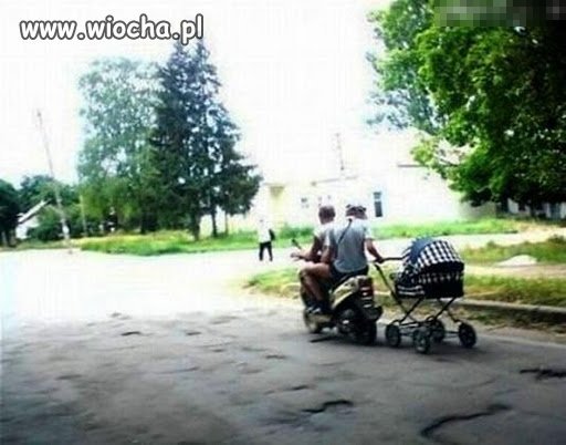 Ciekawe czy wózek ma