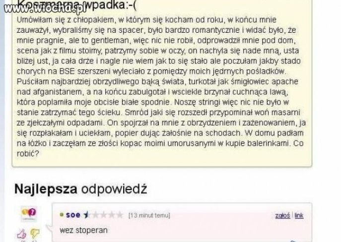 Koszmarna wpadka