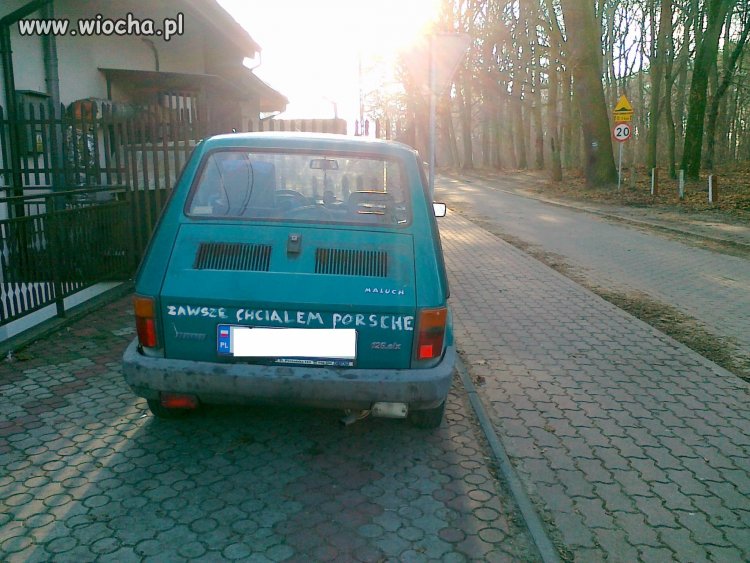 Zawsze chciałem Porsche...
