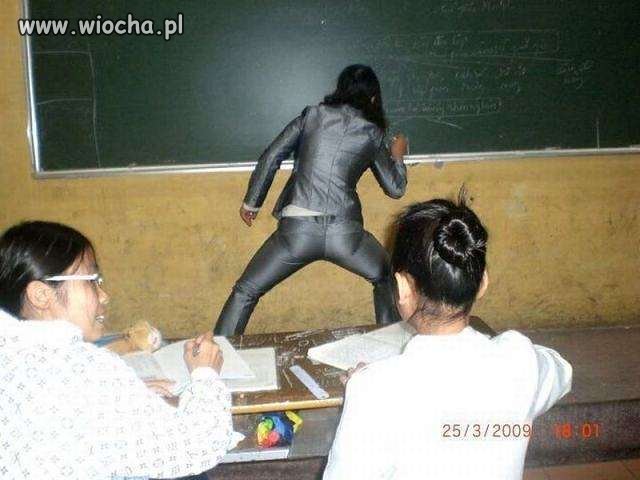 Fajna nauczycielka,