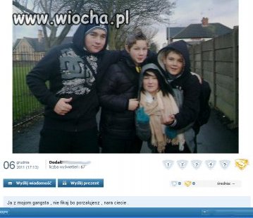 Gangsta i szałowa ortografia. 