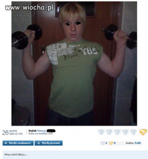 Klata plecy barki od tego sa ciężarki 