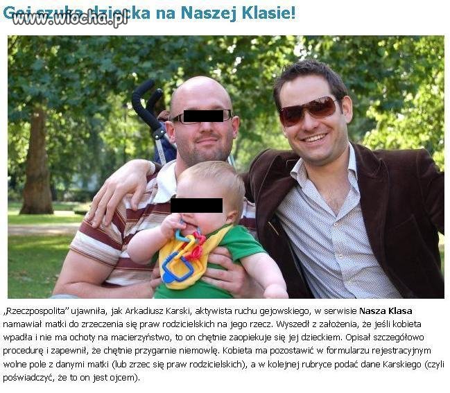 Gej szuka dziecka na Naszej Klasie