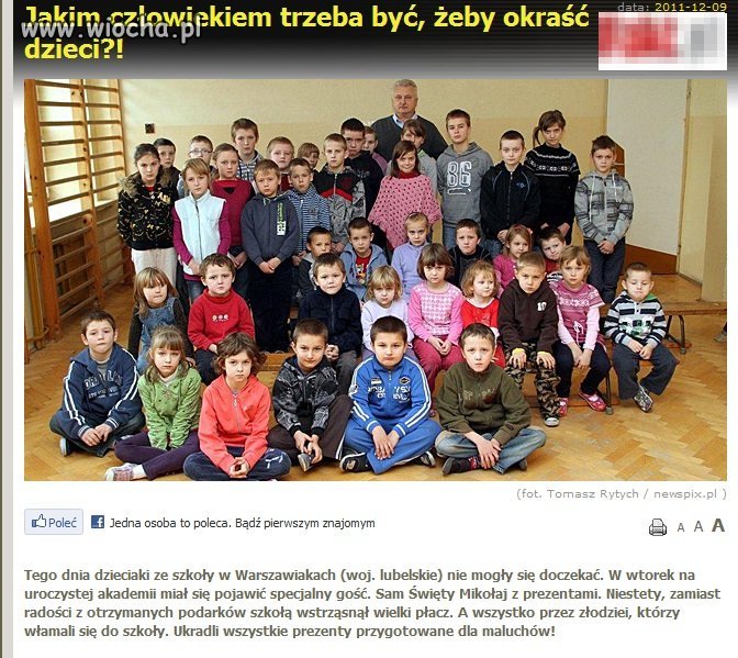 Podłość ludzka nie zna granic