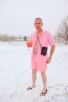 Różowe wdzianko, drink i...