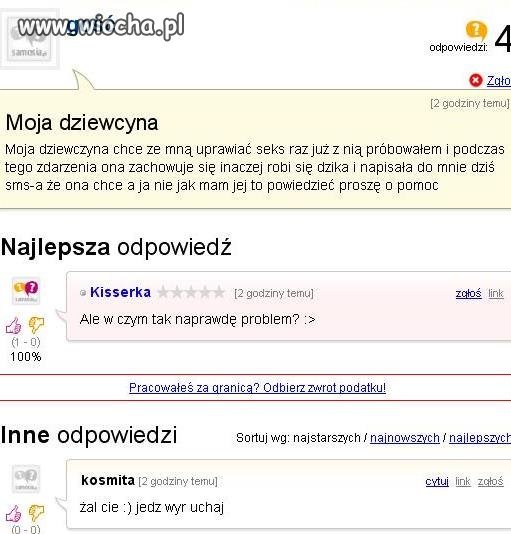 No to chłopak ma problem