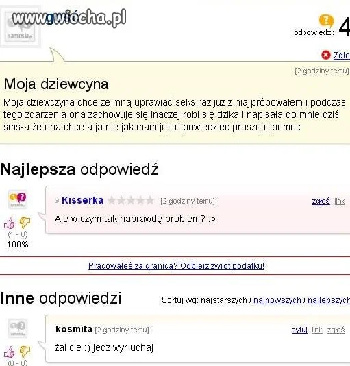 No to chłopak ma problem