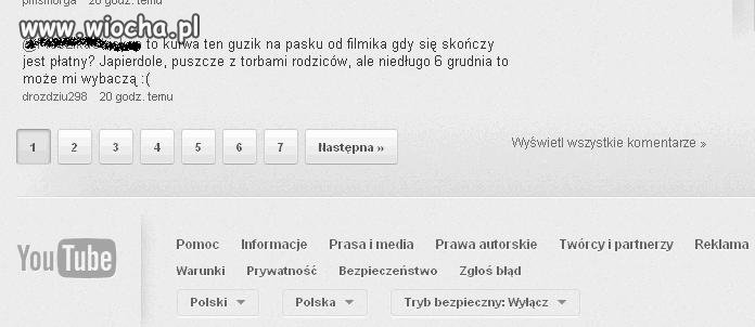 Guzik na youtube
