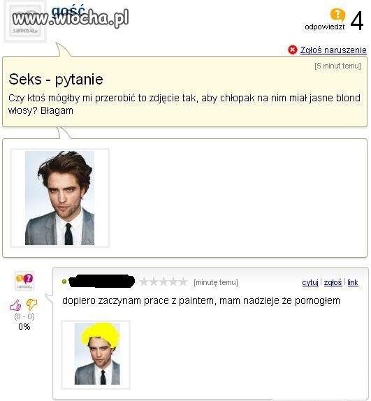 Zaczyna prace z paintem.