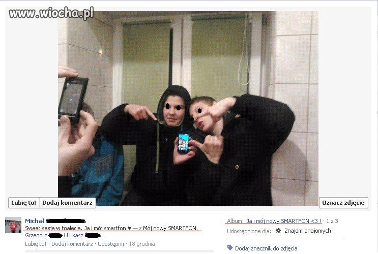 Ja i mój nowy SMARTFON <3!