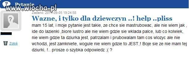 Poważny problem życiowy 
