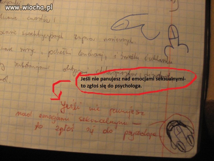 Z zeszytu mojego kolegi...