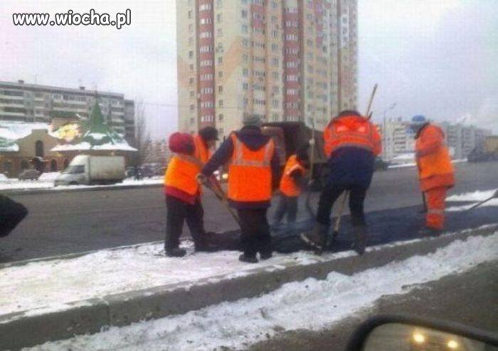 Drogowcy tak się śpieszą