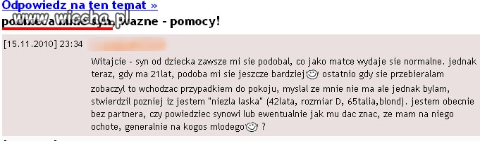 Matczyna miłość...