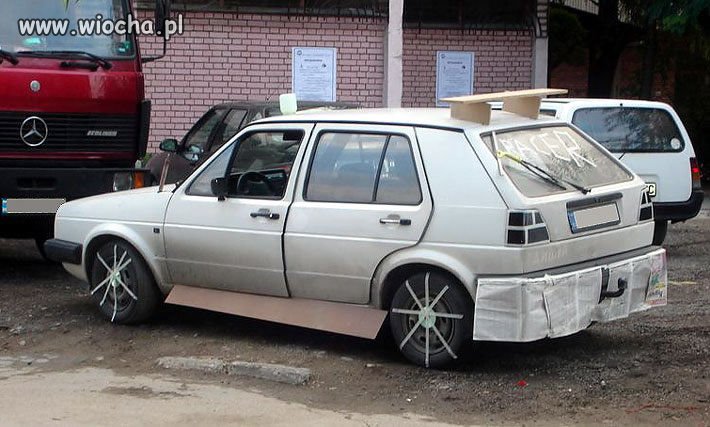 Golf 2 Wiejski tuning