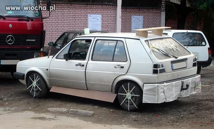 Golf 2 Wiejski tuning