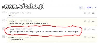 Popisała się dziewczynka ze wsi.