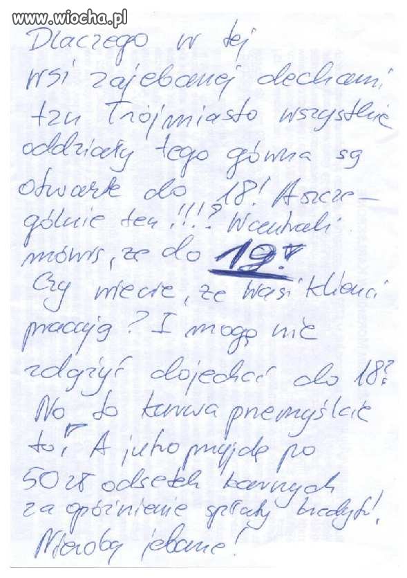List do banku