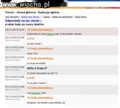 Zrobię loda za nowy telefon