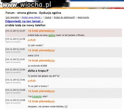 Zrobię loda za nowy telefon
