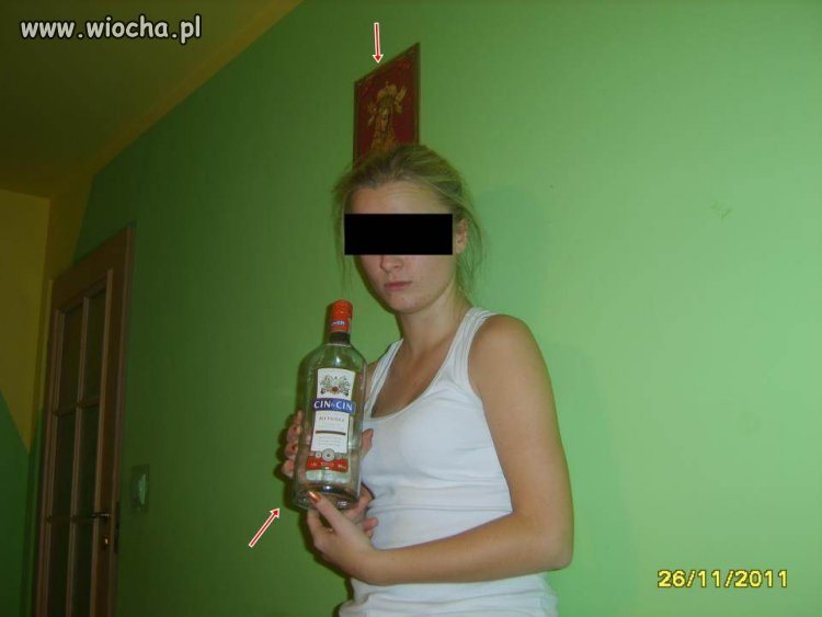 Nie ma to jak fota z pusta butelką po winie